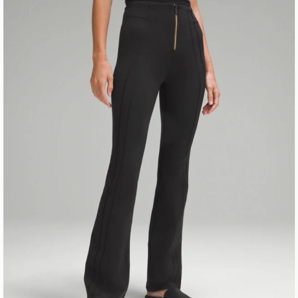 Define Zip-Front High-Rise Flared Pant - Resale - Lulu Like New